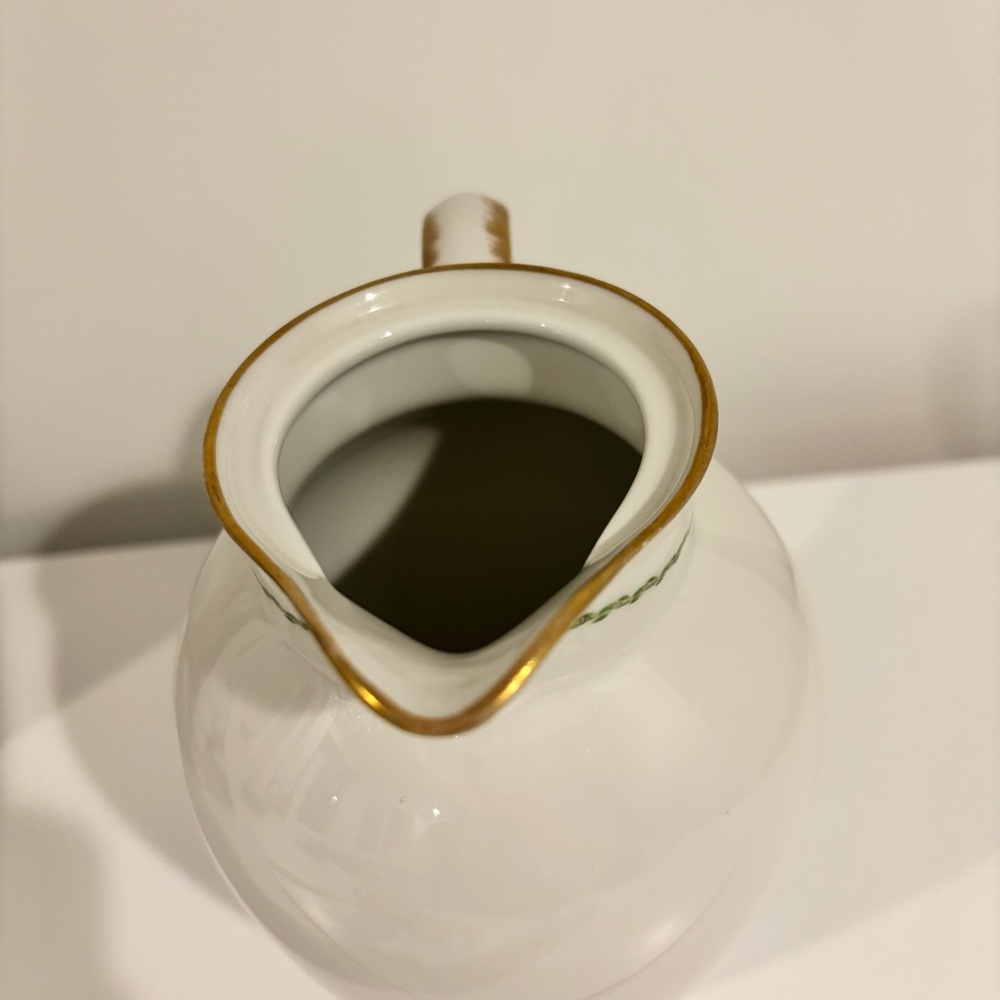 LIMOGES Charles Field Haviland coffee pot Schleiger 201 pattern GDA France white - Picture 8 of 10